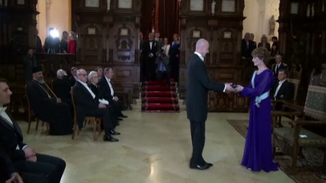 Bogdan Olteanu, decorat de Principesa Margareta