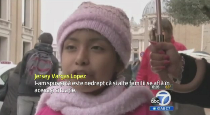 Papa Francisc si Barack Oama au indeplinit dorinta unei fetite din SUA. Ce au facut cei doi pentru familia ei