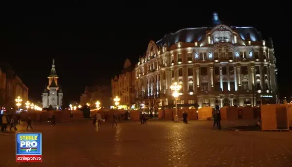 Centrul Timisoarei a fost in bezna timp de o ora. Cum a fost sarbatorita Ora Pamantului. VIDEO