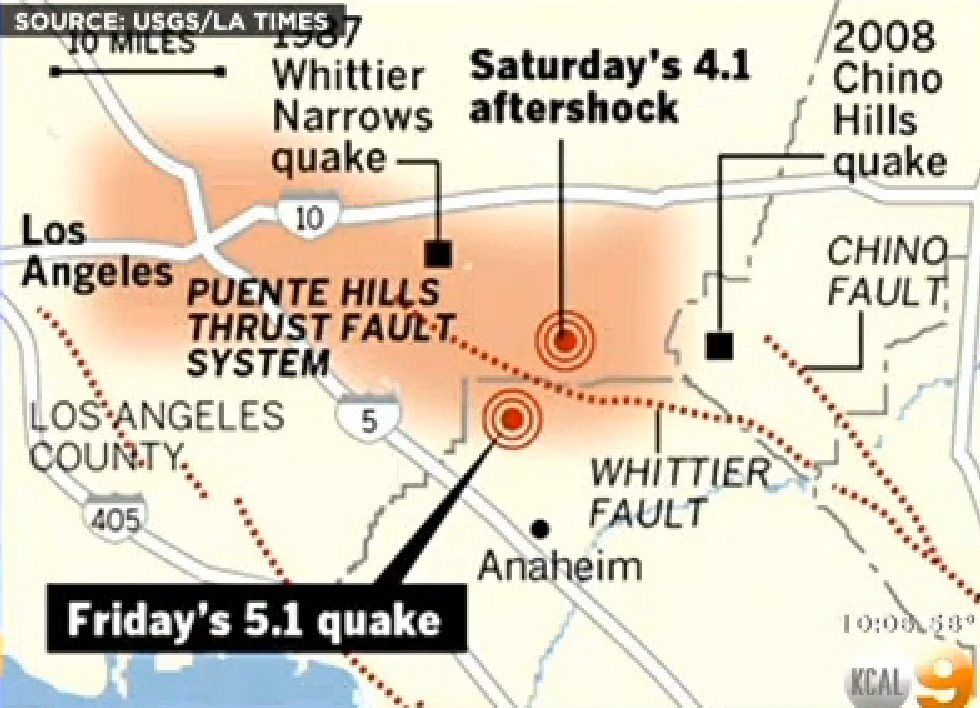 Un cutremur de 7,5 e suficient pentru a distruge unul dintre cele mai mari orase ale SUA. Falia San Andreas, in planul doi