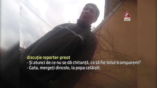 E pacat doar daca nu cere. Negocierile lacome ale unui preot din Brasov pentru un botez: "600 lei in total, 150 pe chitanta"
