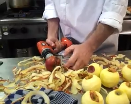 VIDEO. A venit cu bormasina in bucatarie. Ce a lasat in urma un bucatar olandez