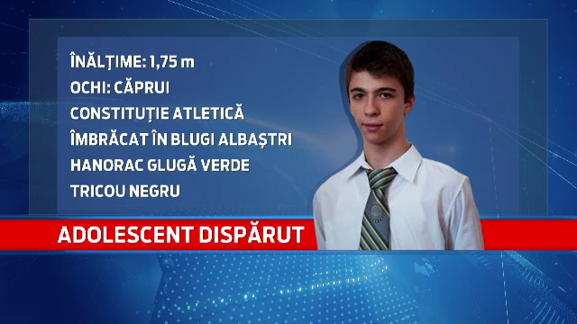 Elev de 18 ani din Bacau, olimpic la informatica, disparut de 3 zile. Parintii cer ajutorul tuturor celor care il recunosc