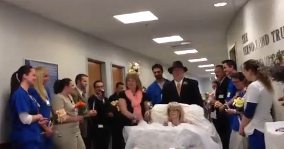 S-au grabit sa isi lege destinele, inainte sa fie prea tarziu. O mireasa ce suferea de cancer a avut parte de nunta visurilor