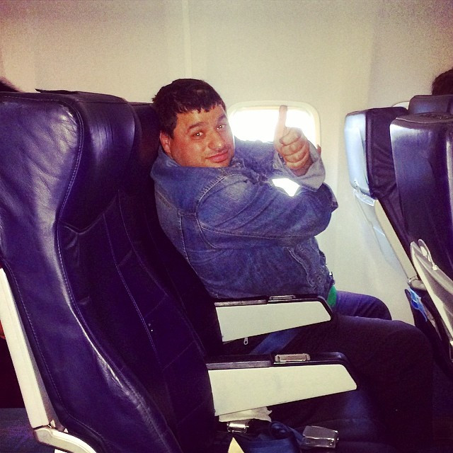 Tudorel Popa, fostul concurent de la Romanii au talent, a urcat in avionul. Ce s-a intamplat in timpul zborului