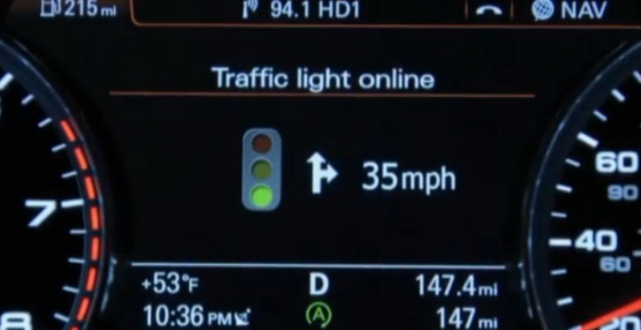 Masina care "vorbeste" cu semafoarele si salveaza 1 miliard de litri de benzina! VIDEO