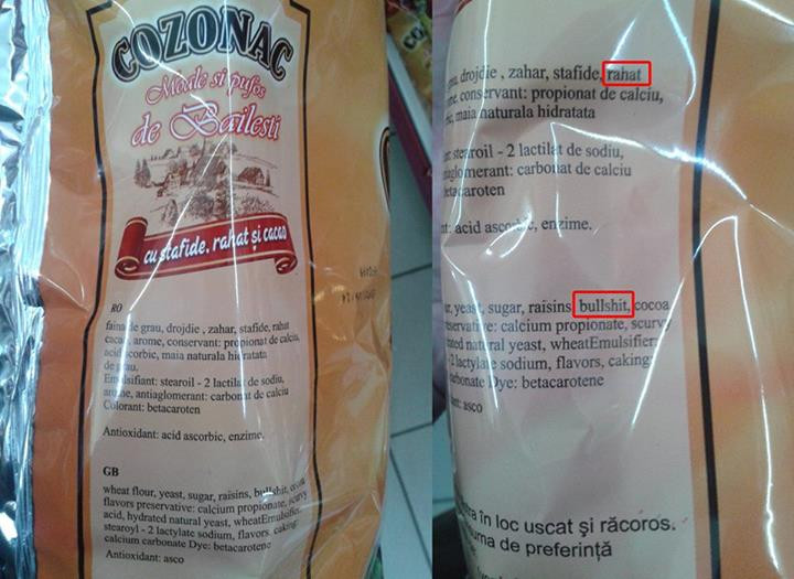 Cozonac cu "bullshit". Greseala de traducere care a devenit viral pe Internet