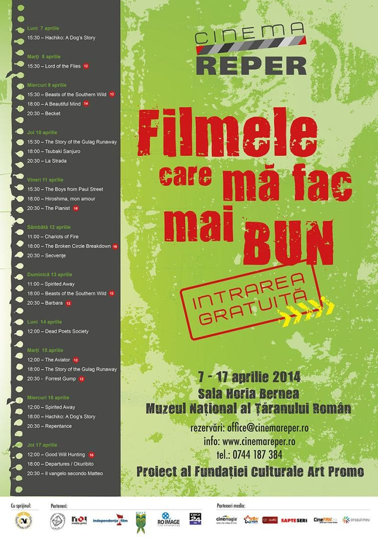 Cinema REPER - Filmele care ma fac mai bun