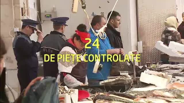 Dosare penale, amenzi de 3 mil. lei si sute de kilograme de marfa confiscate. Cum au decurs controalele din pietele cu peste