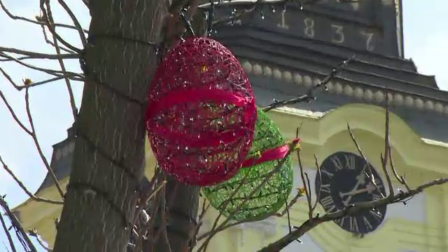 Decoratiuni de Paste, in Blaj