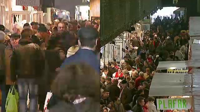 Saptamana marii inghesuieli din supermarketuri. Romanii au uitat de biserica si s-au ingramadit la miei, oua si verdeturi