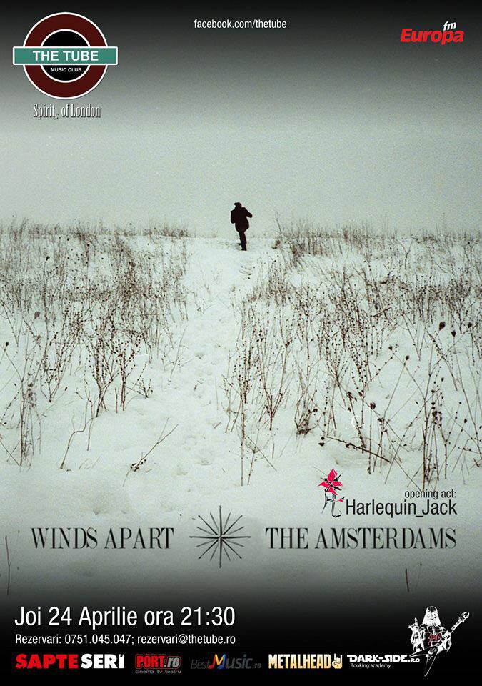 Concert The Amsterdams la The Tube, in Bucuresti, pe 24 aprilie
