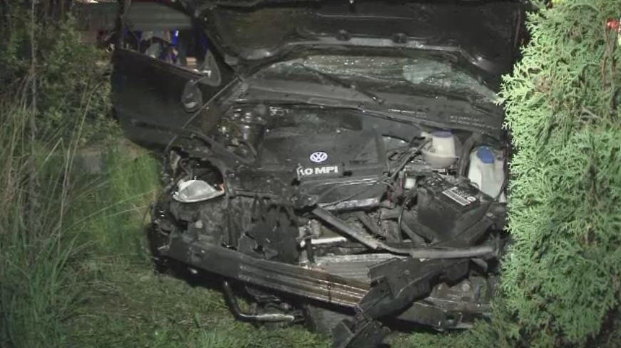 Accident desprins parca din scenele unui film intr-o localitate din Bistrita-Nasaud