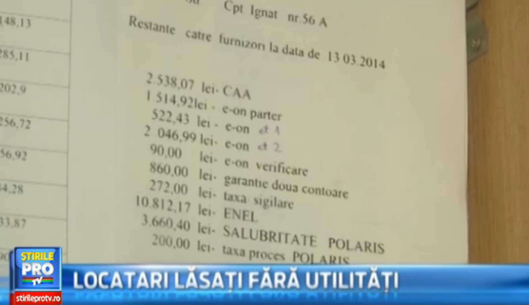Locatarii unui bloc din Arad au ramas fara apa, curent si gaz inainte de Paste dupa ce administratorul a fugit cu banii lor