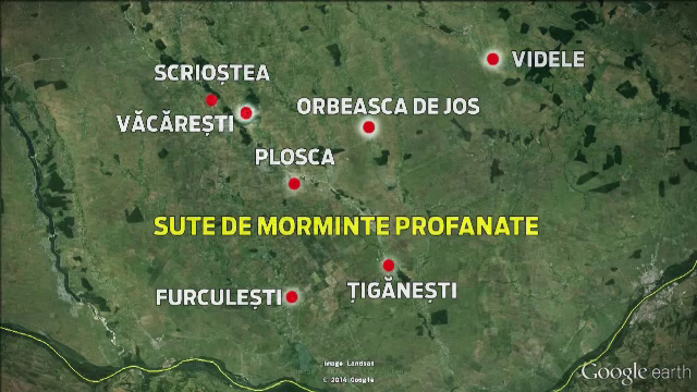 Jefuiti dupa moarte de inele si dinti de aur. Sute de morminte din Teleorman au fost devastate de hoti