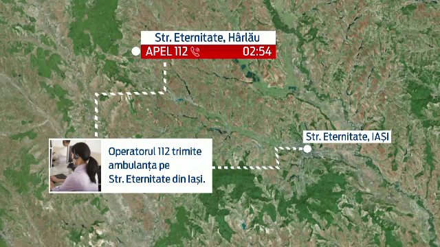 Tanara de 27 de ani, lasata sa moara de operatorul 112 care a trimis ambulanta in ALT ORAS. Filmul unei erori fatale la Iasi