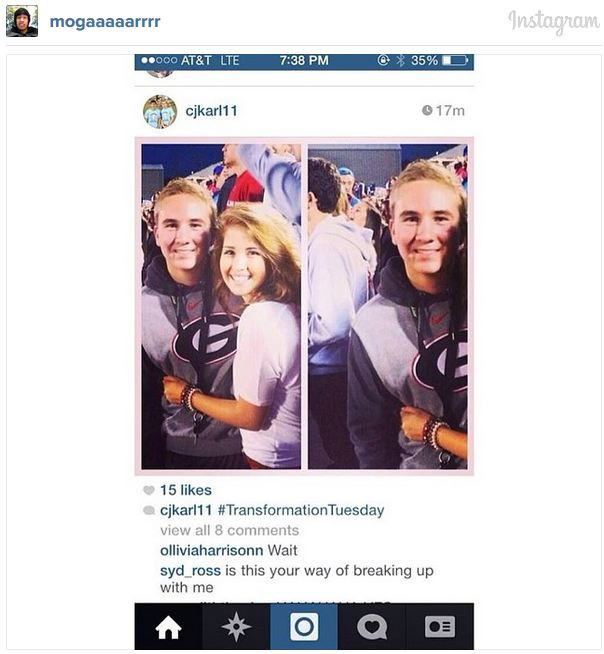 Cum a ales un tanar din SUA sa isi paraseasca iubita. "Acesta este felul in care te desparti de mine?"