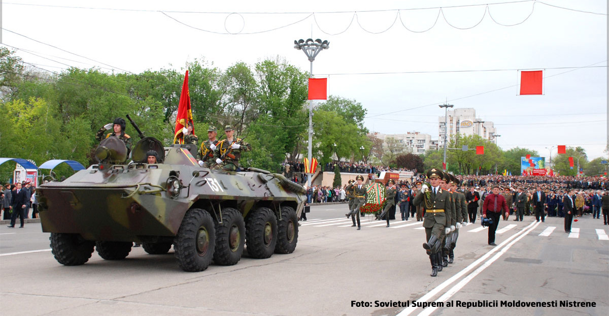 parada de ziua Victoriei la Tiraspol