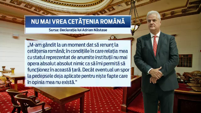 DNA cere inca un an de inchisoare pentru Adrian Nastase. Fostul premier se gandeste sa renunte la cetatenia romana