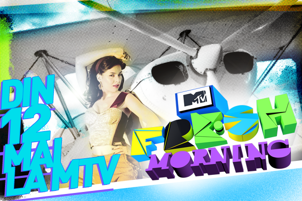MTV lanseaza din 12 mai cea mai noua productie LIVE: "MTV Fresh Morning" cu VJ Oana Tache