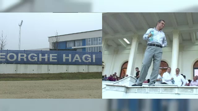 Gigi Becali, sef peste detinuti la Academia Gheorghe Hagi. Nimeni nu l-ar fi vazut muncind pe patronul Stelei