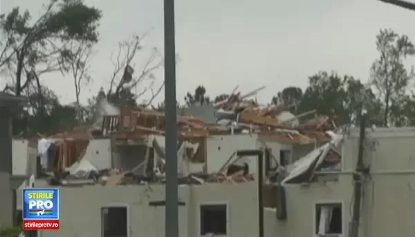 CLIPUL ZILEI: America, lovita de un al 2-lea val de furtuni si tornade