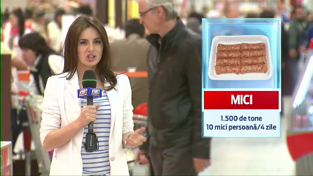 Romanii s-au batut pe provizii inainte de cele 4 zile libere de 1 Mai. Carnea si berea au fost "vedetele" din cosuri