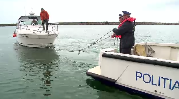 Explicatia amuzanta a unui turist ucrainean care plutea cu iahtul in deriva la Neptun