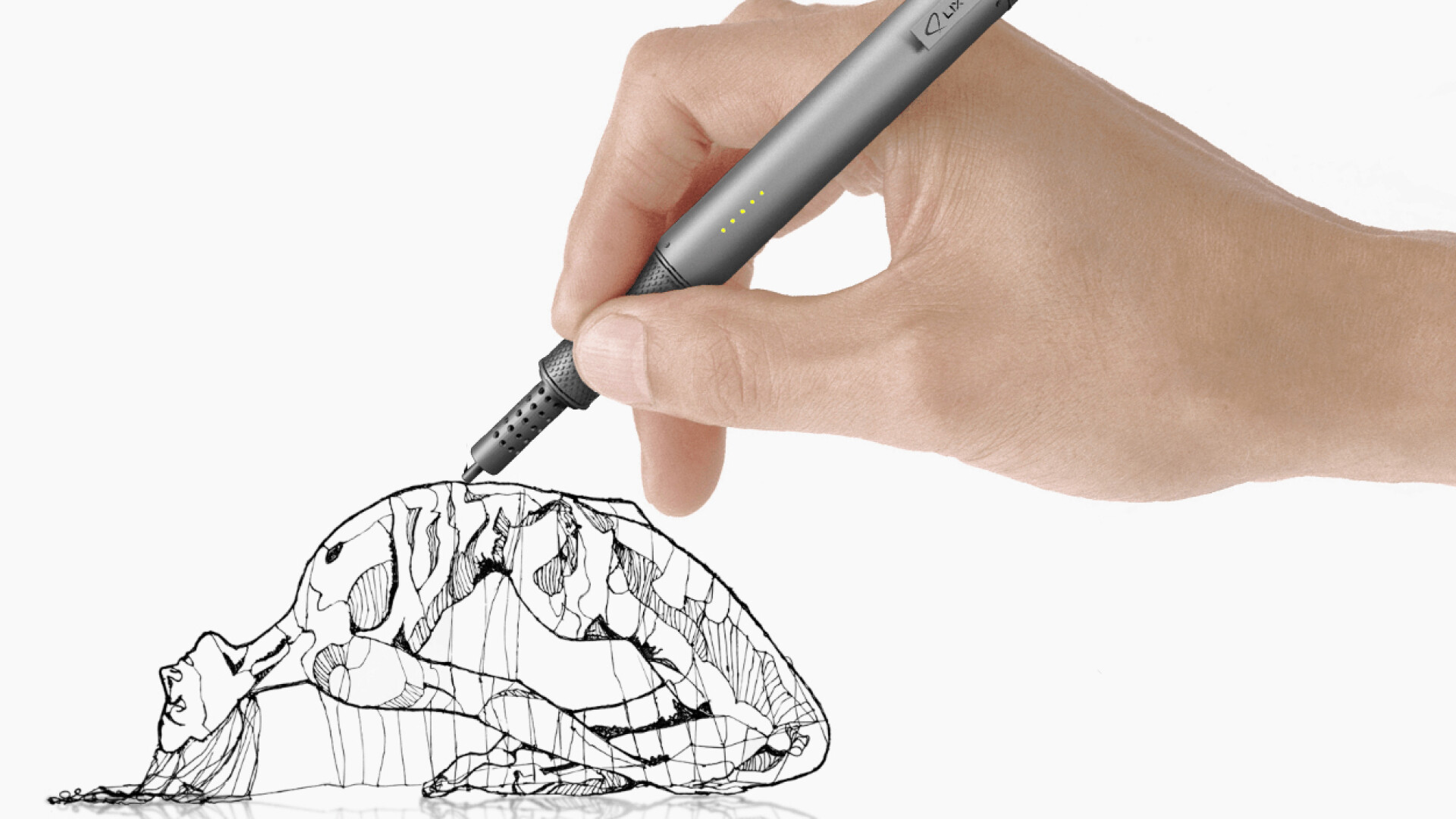 Stiloul care deseneaza obiecte in aer. Tehnologia de vis creata prin generozitatea internautilor