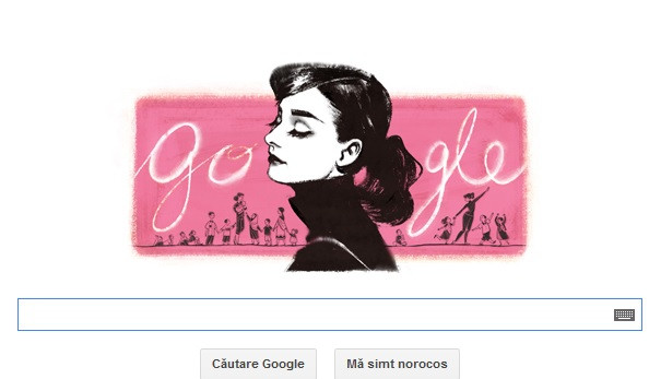 AUDREY HEPBURN, omagiata de GOOGLE. 85 de ani de la nasterea celebrei actrite