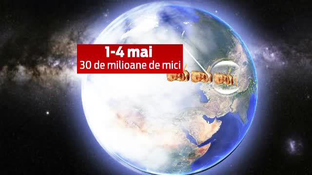 30 de milioane de mici, stropiti cu sute de mii de litri de bere. Sumele uriase cheltuite de romani, pentru belsugul de 1 Mai