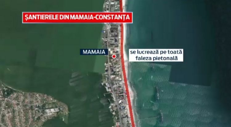 Turistii de pe litoralul romanesc si-ar putea petrece vacanta in nori de praf si zgomot de santier