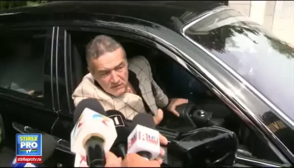 Gigi Becali, eliberat pentru 24 de ore, da declaratii de presa in cimitir. Domnule premier, fii barbat, da Legea gratierii!