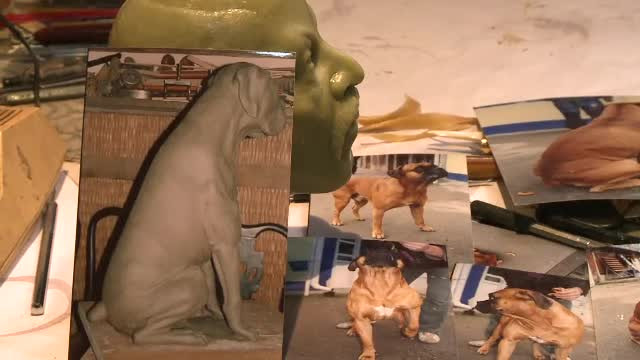 Dovada ca hotii pun mana pe orice le iese in cale. Un boxer de bronz de 80kg a fost furat si vandut la fier vechi