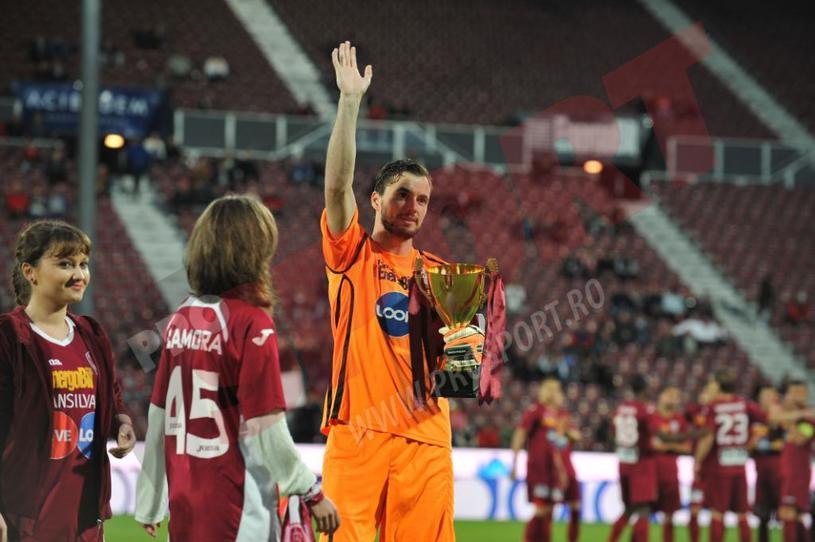 Mario Felgueiras, desemnat de fani cel mai bun jucator al CFR-ului in acest sezon. Mesajul de adio al suporterilor