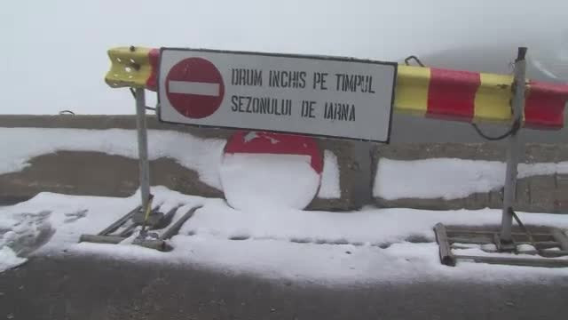 In statiunea Ranca a nins in mijlocul lui mai. Zapada a cazut peste ciresele aproape coapte