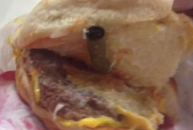 Marijuana intr-un burger