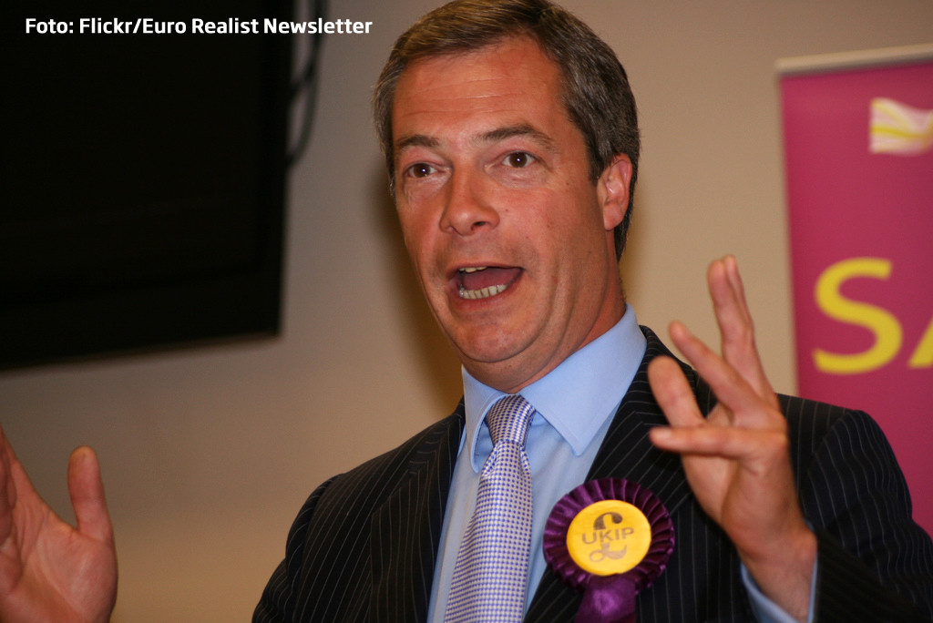 Liderul extremistilor britanici de la UKIP, Nigel Farage, a recunoscut ca are o "problema uriasa" cu Romania