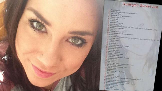 "Lista lui Kaileigh": Cel mai emotionant viral de pe Facebook. Ce s-a intamplat cu frumoasa tanara dupa moarte