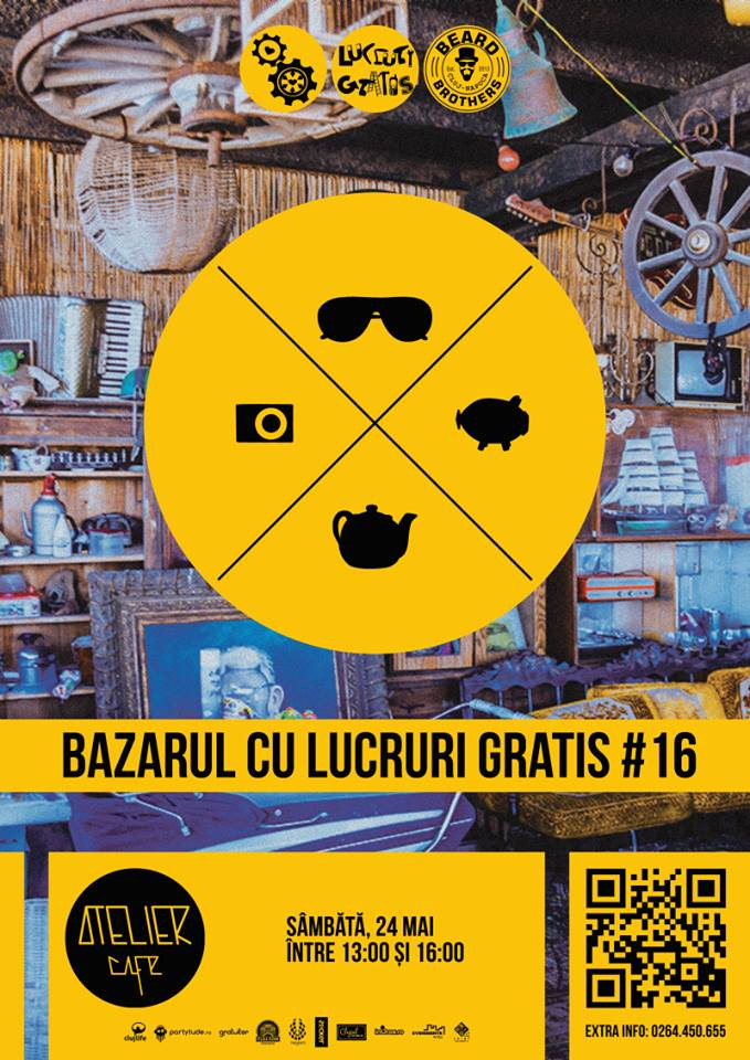 Bazarul cu lucruri gratis ajunge in weekend la Cluj-Napoca