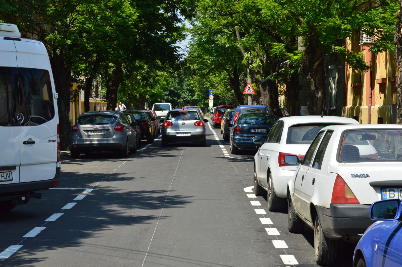 Strada Corbului din Timisoara, reabilitata cu 200.000 de lei! S-au creat aproape 100 de locuri de parcare