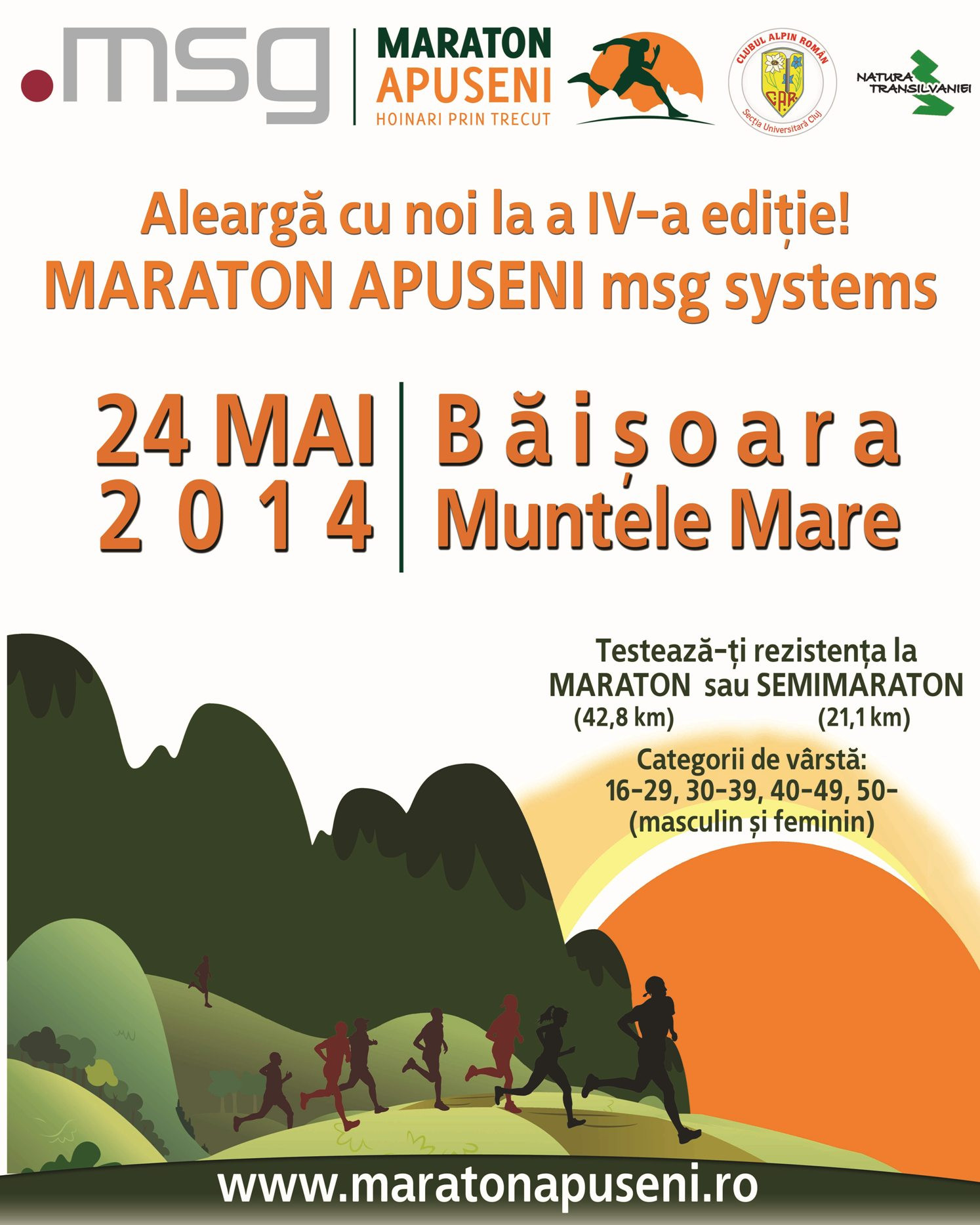 600 de alergatori se vor alinia la startul Maratonului Apuseni msg systems
