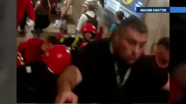 Incident grav la statia de metrou Dristor. Un barbat a fost la un pas de moarte, dupa ce a cazut pe sine
