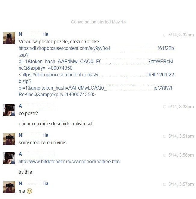 VIRUS nou pe Facebook si Yahoo Messenger. Atentie, va pacaleste in cel mai politicos mod cu putinta