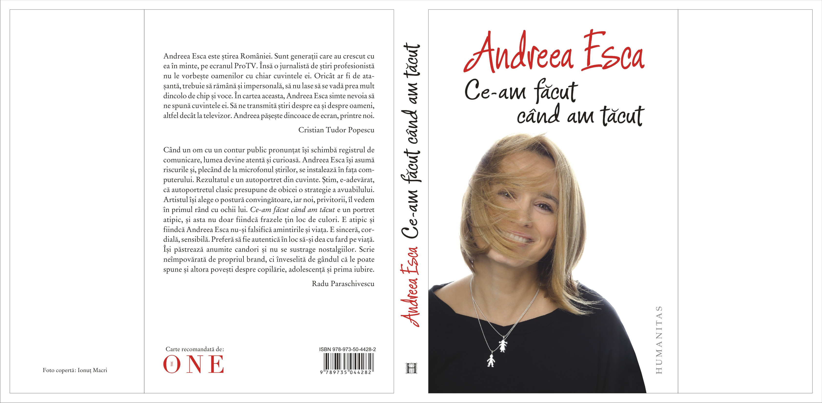 "Ce-am facut cand am tacut&rdquo; - Andreea Esca