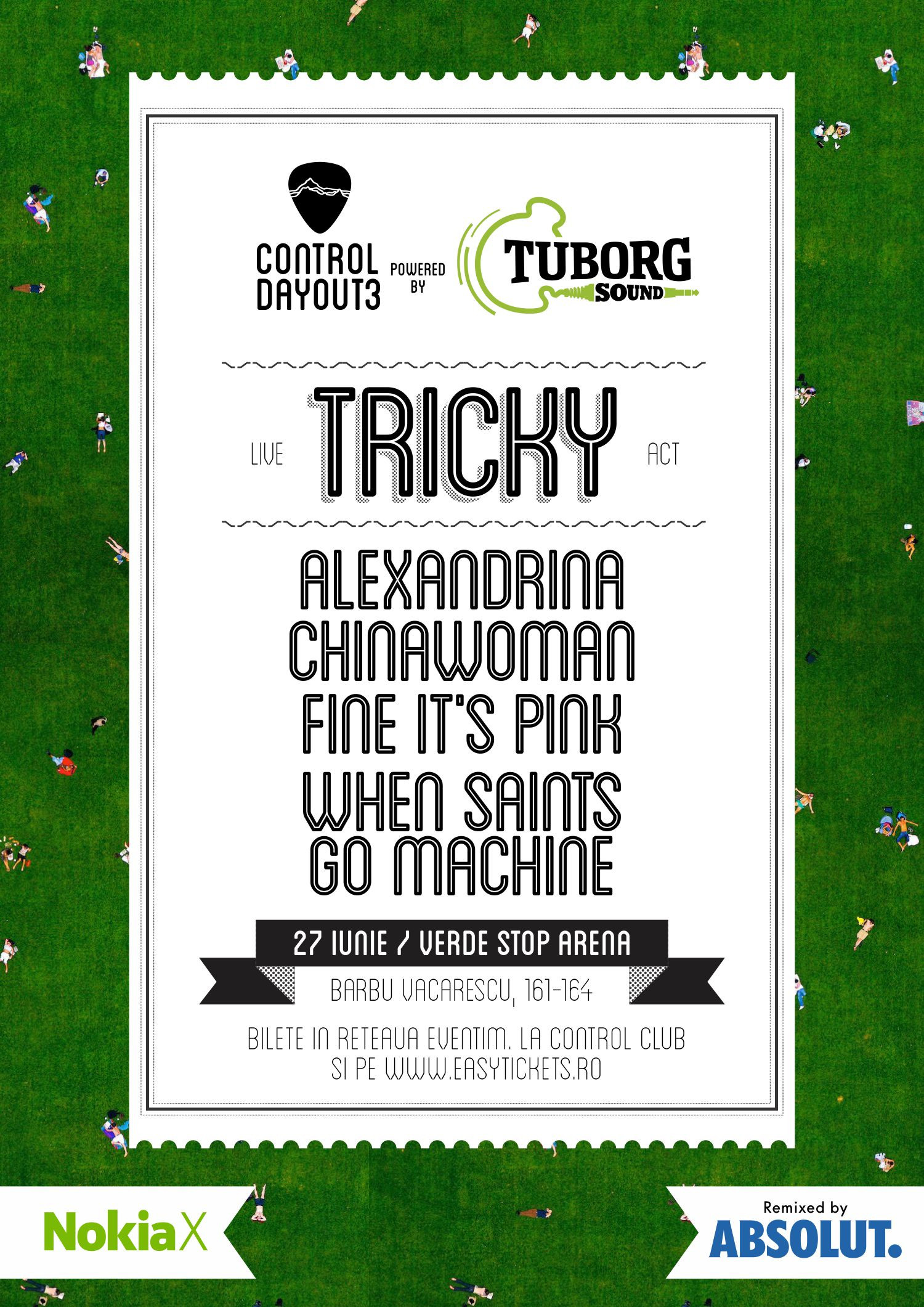 TRICKY se intoarce la Bucuresti, pe 27 iunie 2014, la Control Day Out