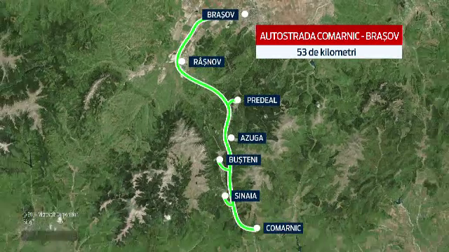 STIRI INTERNE PE SCURT. Constructia Autostrazii Comarnic Brasov ar putea incepe anul acesta, in iulie