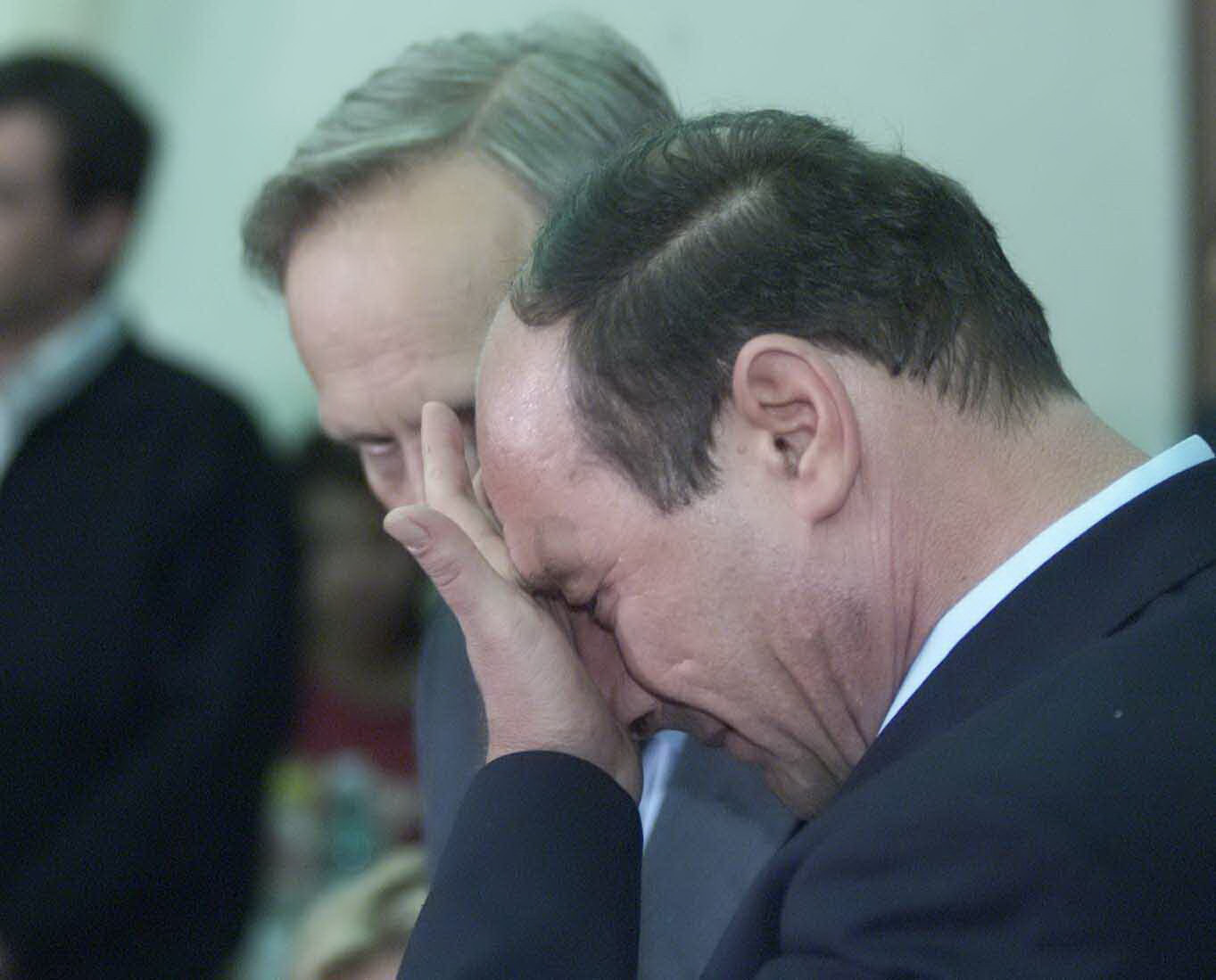 Traian Basescu si Theodor Stolojan