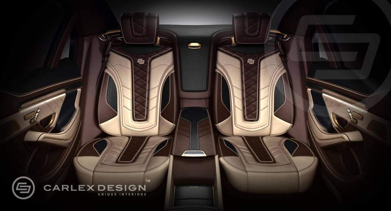 S Klasse nu a fost niciodata mai luxos. Carlex Design l-a imbracat cu aur si piele de crocodil