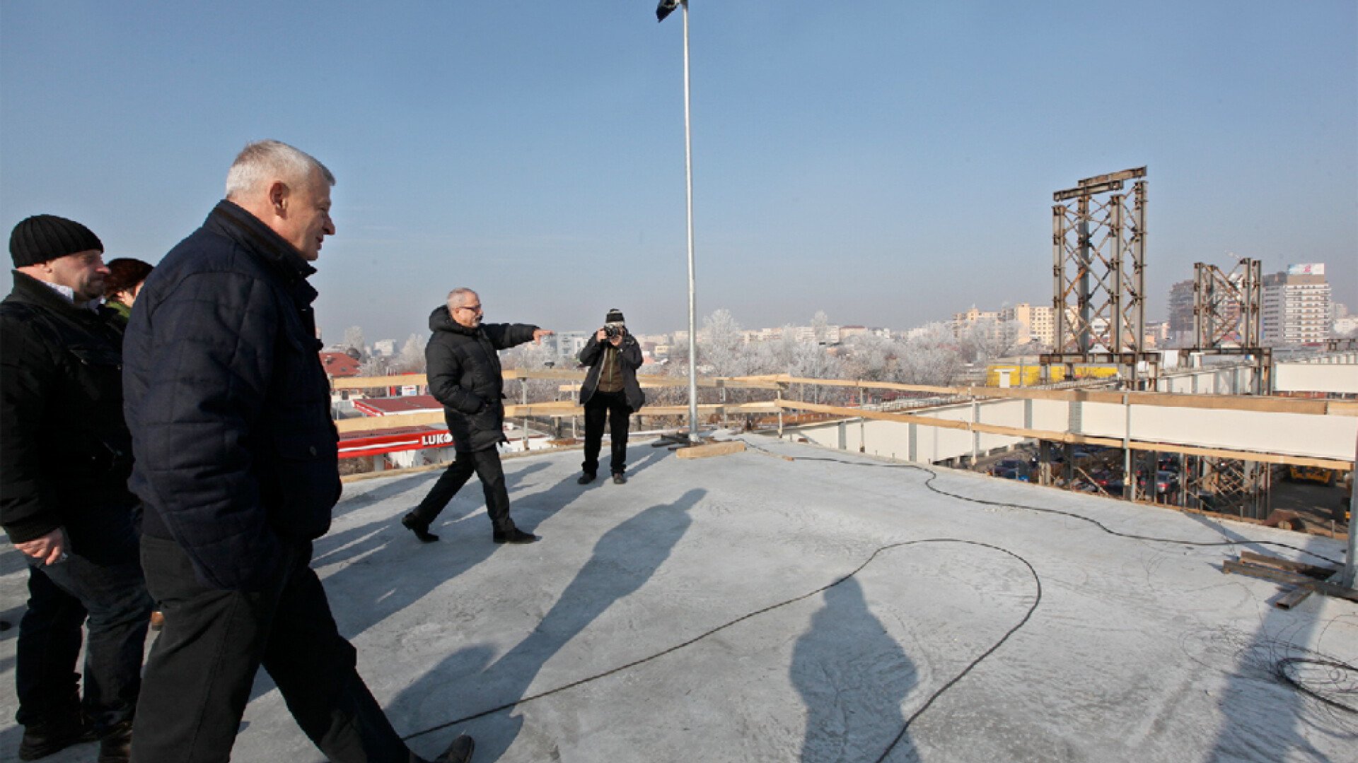 SOrin Oprescu la podul Mihai Bravu